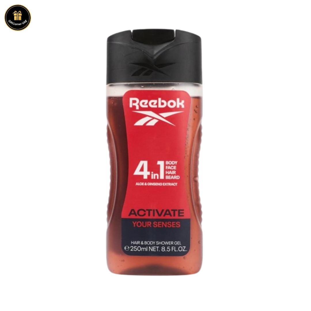 Reebok 4 in 1 Shower Gel + Bath Sponge