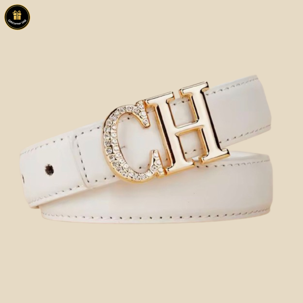 Stylish White Belt