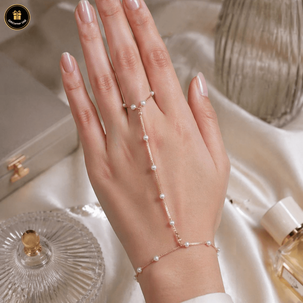 Aldo Pearl Hand Bracelet - Gift Corner