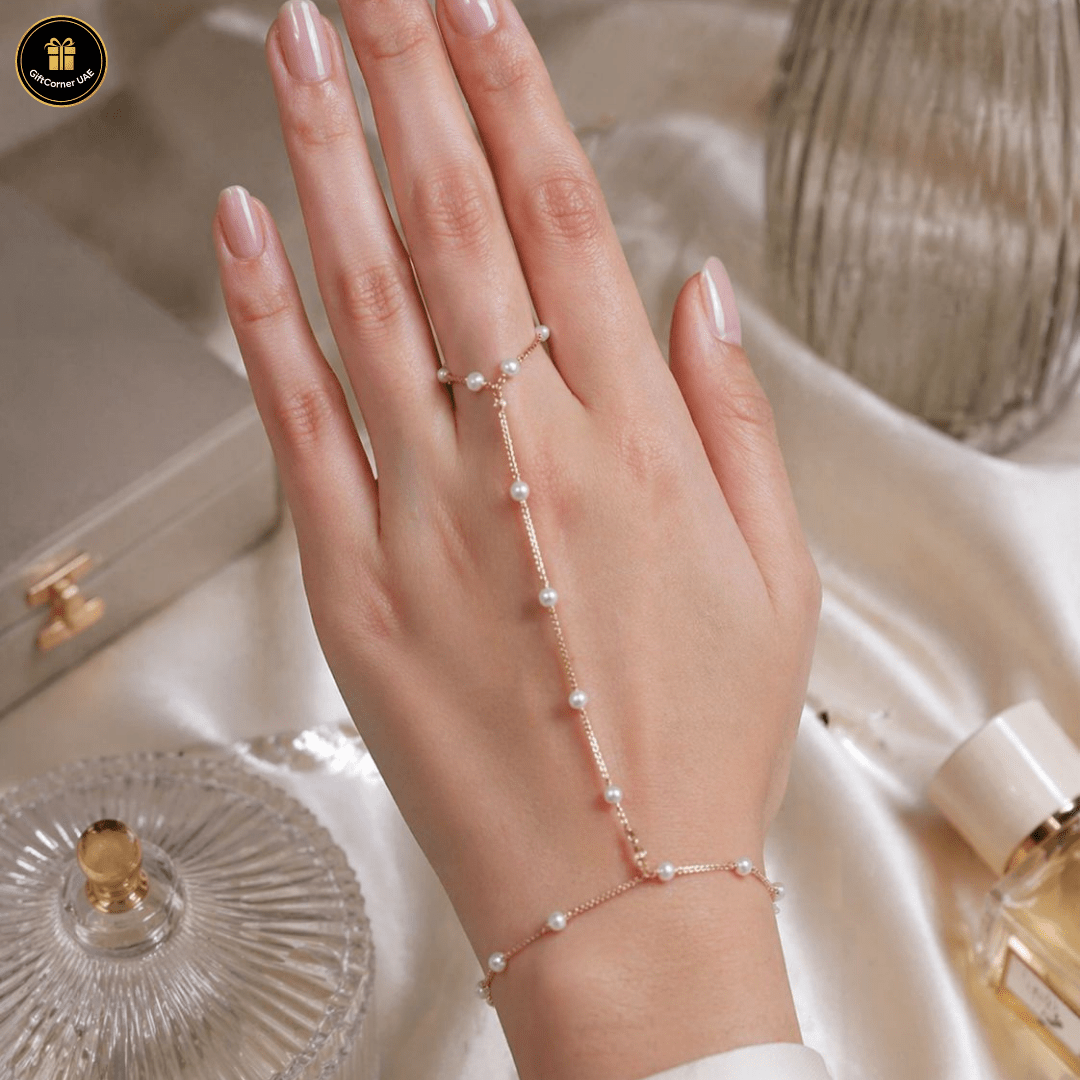 Aldo Pearl Hand Bracelet - Gift Corner